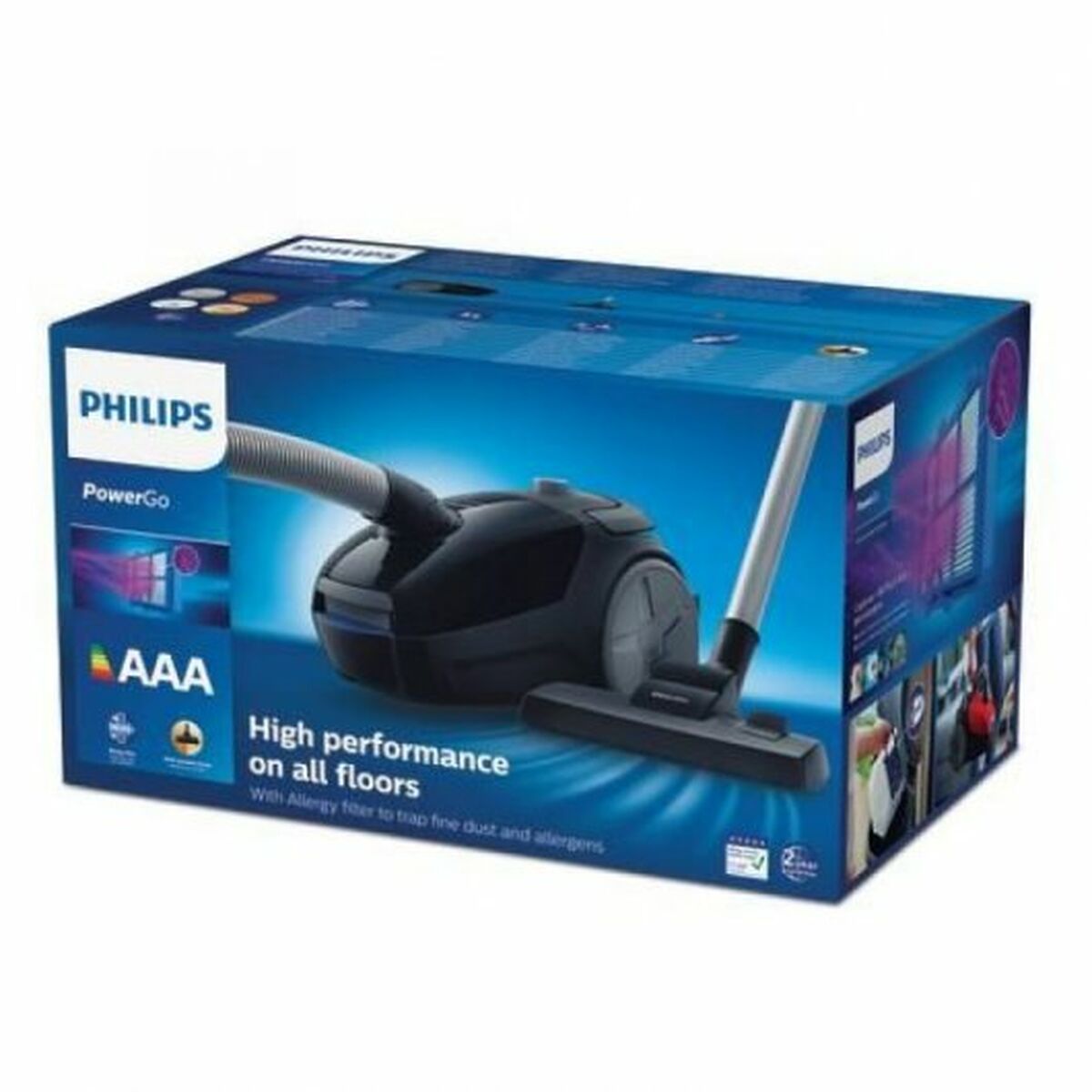 Aspiradora con Bolsa Philips FC8241/09 3 L 77 dB Negro 900 W 750 W