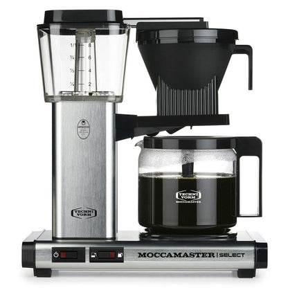 Moccamaster Drip Coffee Maker Black Steel 1520 W 1.25 L