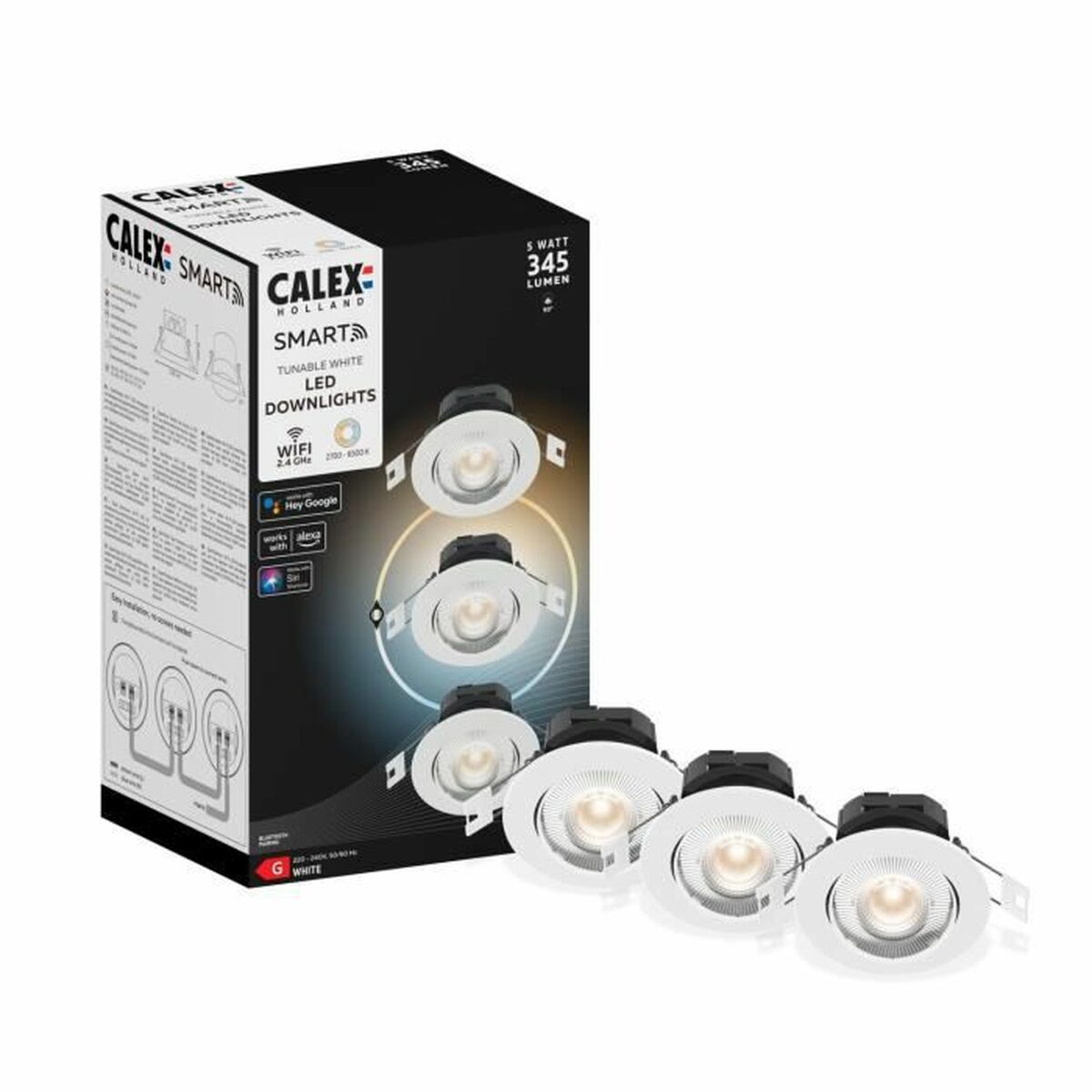 Calex 5 W Ceiling Lamp (3 Units)