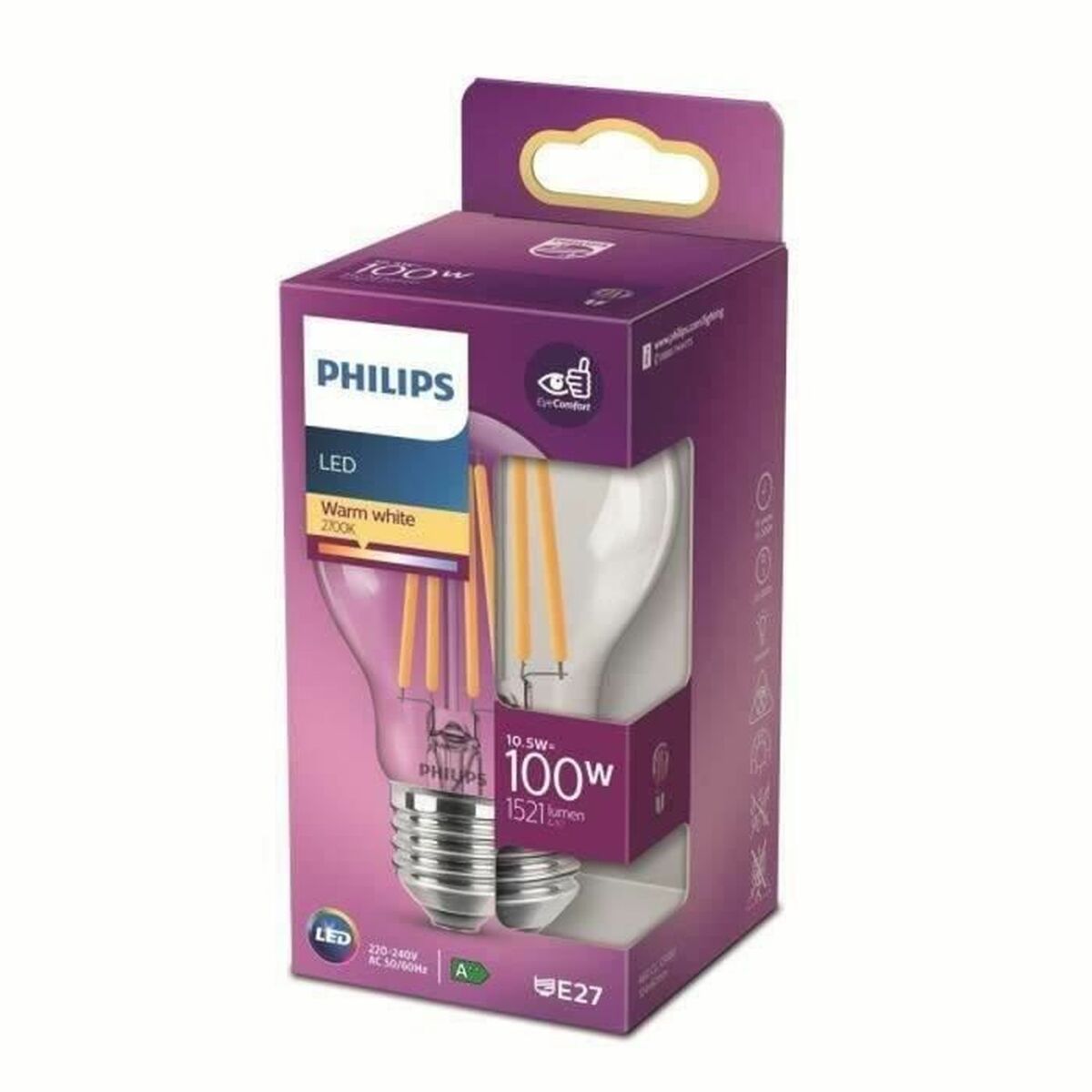 Bombilla LED Philips Bombilla D 100 W E27 (2700 K)