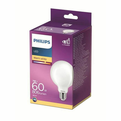 Philips LED Bulb Equivalent 60 W White E E27 (2700 K)