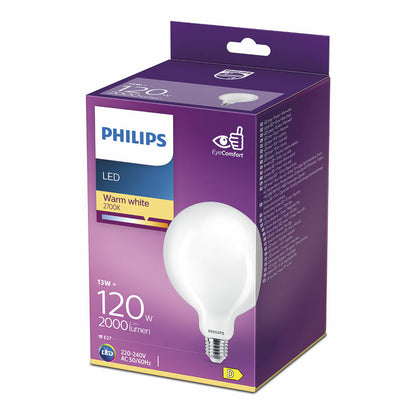 Bombilla LED Philips Blanco D 13 W E27 2000 Lm 12,4 x 17,7 cm (2700 K)