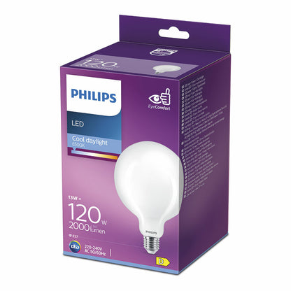 Philips D LED Bulb 13 W E27 2000 Lm 12.4 x 17.7 cm (6500 K)