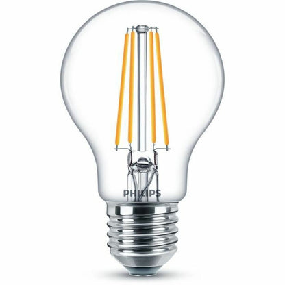 Bombilla LED Philips Classic 60 W Blanco E E27 (2700 K) (2 Unidades)