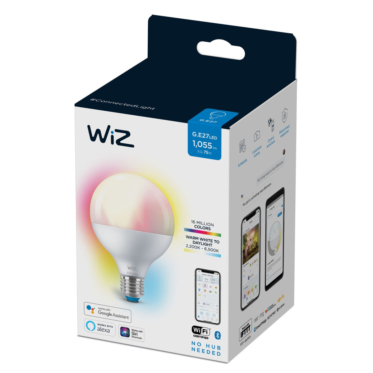 Ledkia G95 12 W E27 RGB Smart Bulb