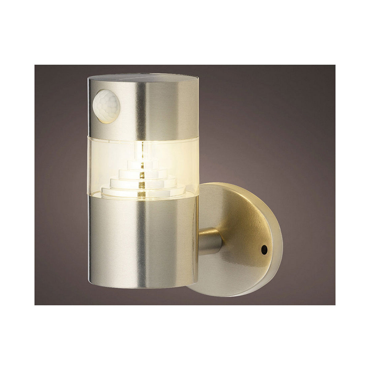 Lumineo Stainless Steel Wall Sconce (12 x 16 cm)