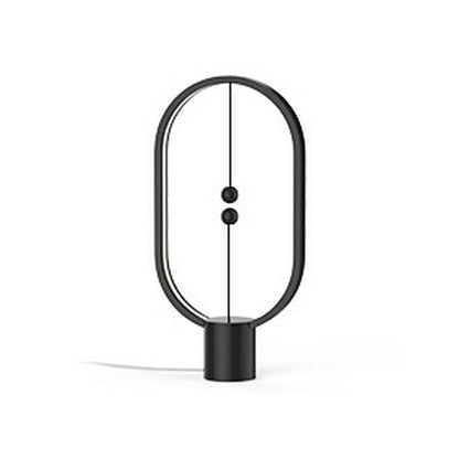 Allocacoc Heng Balance Ellipse Table Lamp Black Plastic 23 x 36 x 16 cm