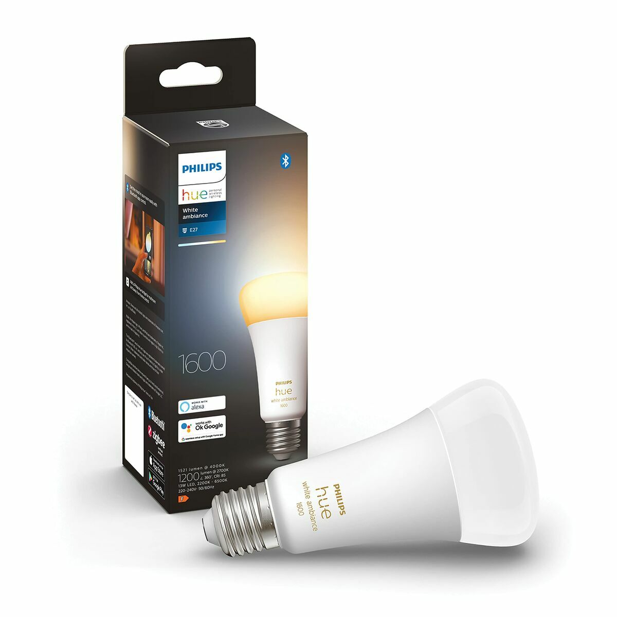 Philips Smart Bulb Pack of 1 E27 13 W E27 2200K 6500 K