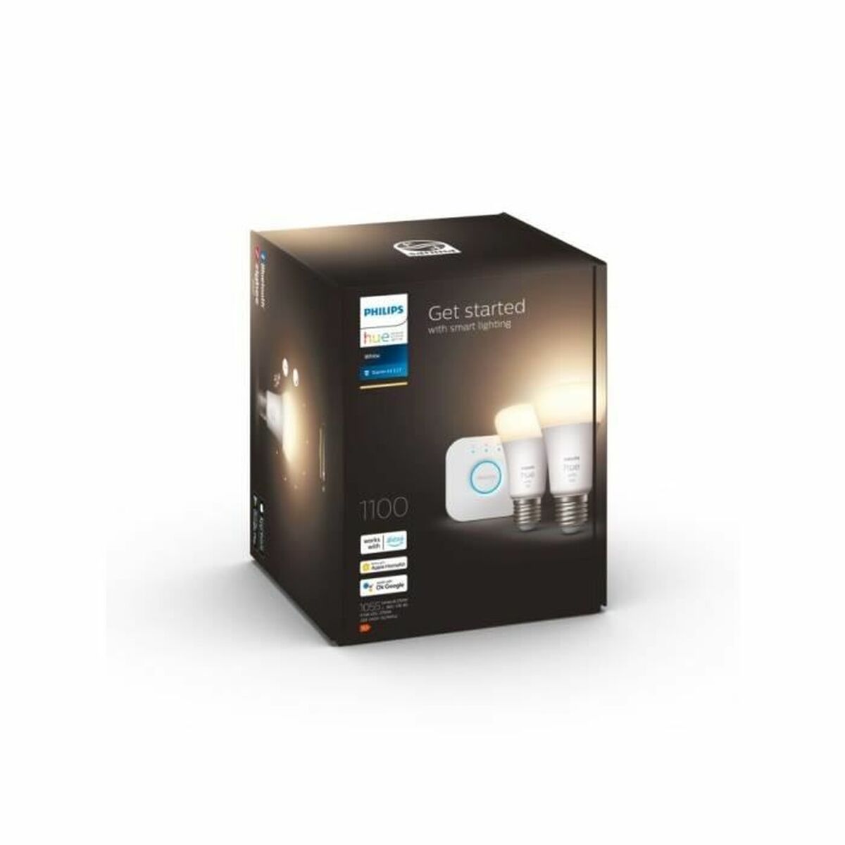 Bombilla LED Philips 8719514289116 Blanco F 2100 W 9,5 W E27 (2700 K) (2 Unidades)