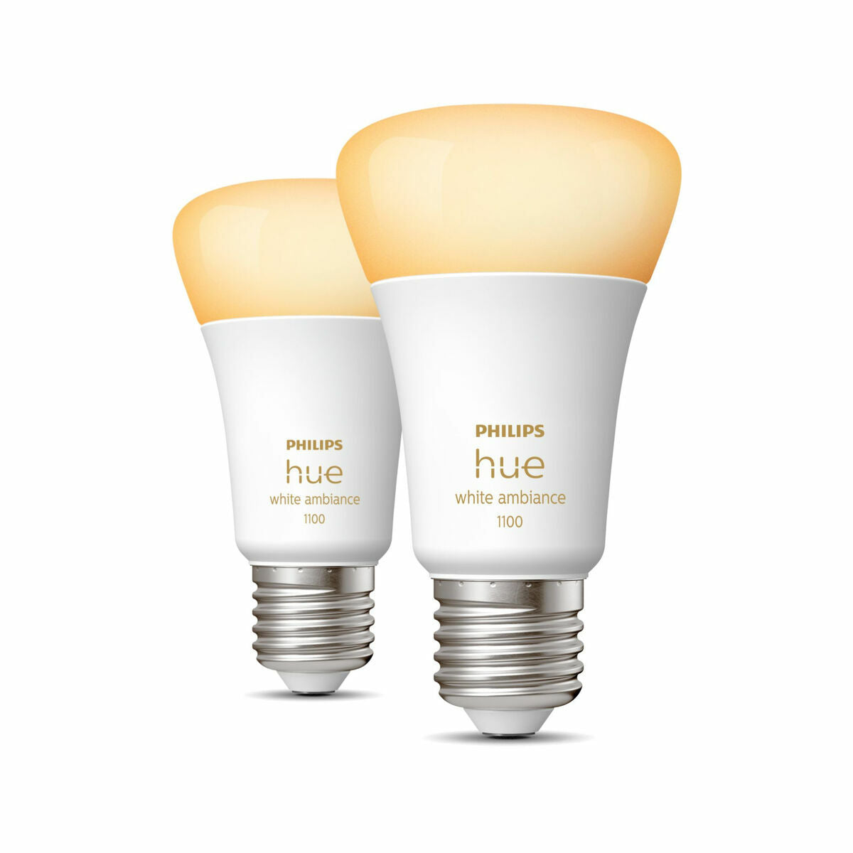 Bombilla Inteligente Philips Pack de 2 E27 Blanco F E27 (2200K) (6500 K)