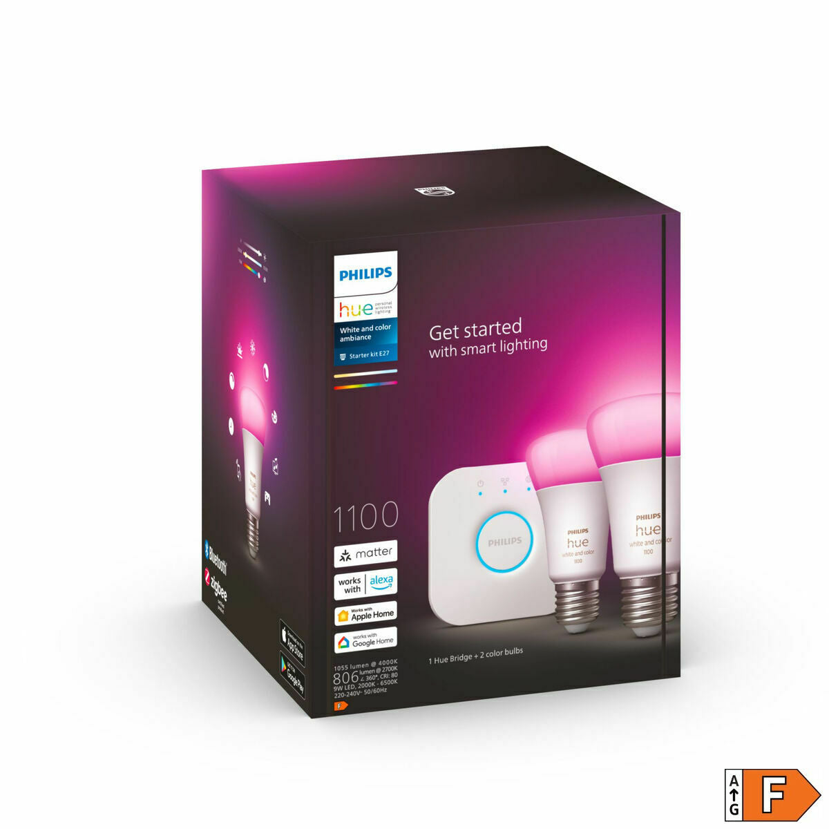 Philips Smart Bulb Starter Kit E27 9 W E27 6500 K 806 lm