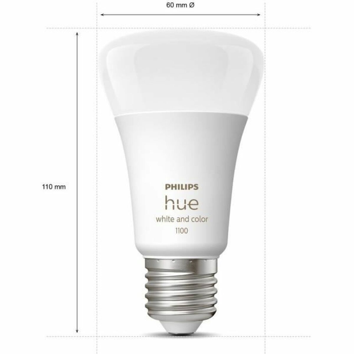 Philips Smart Bulb Starter Kit: 3 smart bulbs E27 (1100) 9 W E27 6500 K 806 lm