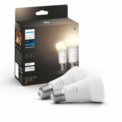 Bombilla Inteligente Philips 8719514319028 Blanco F 60 W 9 W E27 800 lm (2700 K) (2 Unidades)