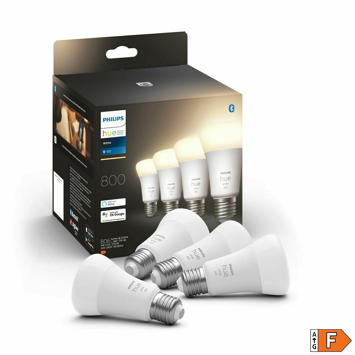 Philips Smart Bulb 8719514319141 60 W 9 W E27 2700k 800 lm