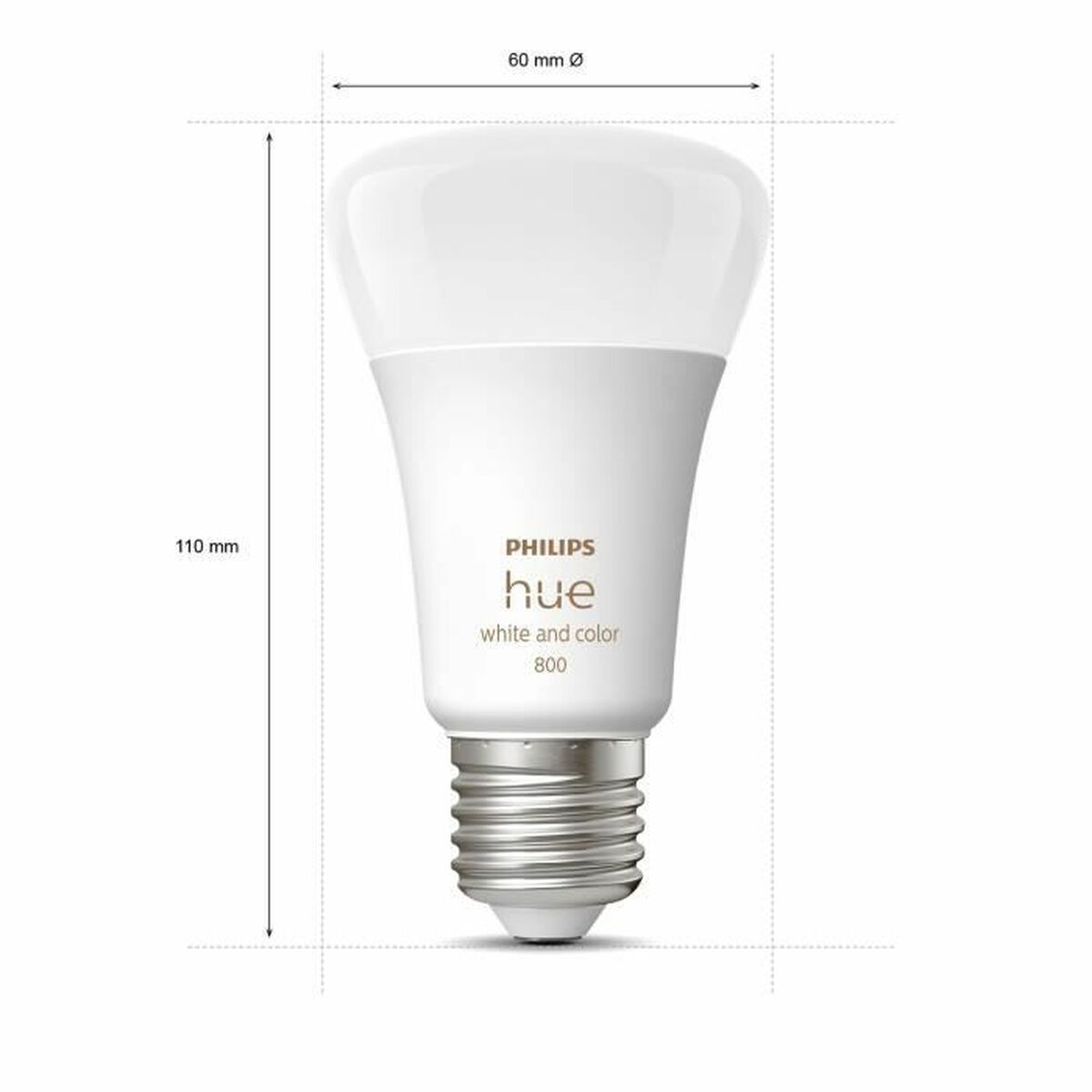 Bombilla LED Philips 8719514328365 Blanco F E27 806 lm (6500 K) (2 Unidades)