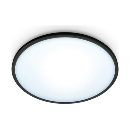 Philips Wiz Ceiling Lamp 14 W ø 24.2 x 2.3 cm White Black Multicolour Metal Aluminium (2700 K) (6500 K)