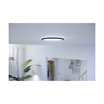 Philips Wiz Ceiling Lamp 14 W ø 24.2 x 2.3 cm White Black Multicolour Metal Aluminium (2700 K) (6500 K)