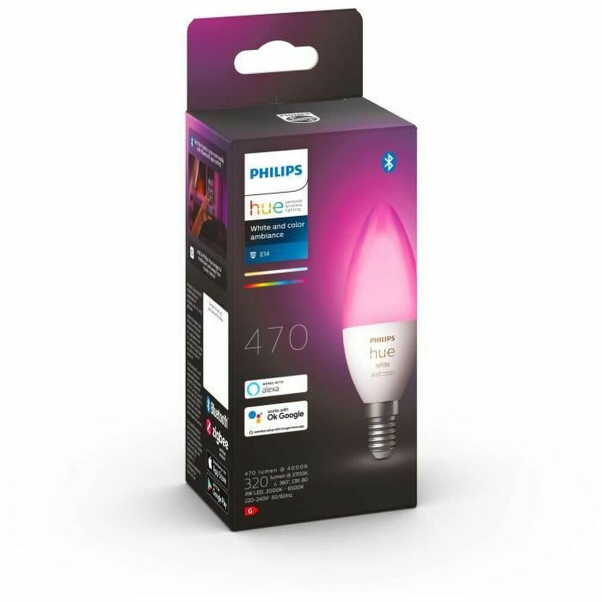 Bombilla LED Philips 929002294204 Blanco G 5,5 W E14 470 lm (6500 K)