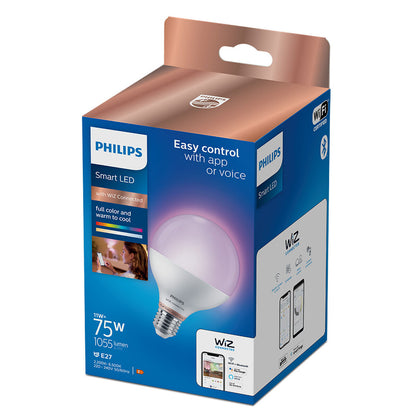 Philips Wiz G95 Smart Full Colors LED Bulb F 11 W E27 1055 lm (2200K) (6500 K)