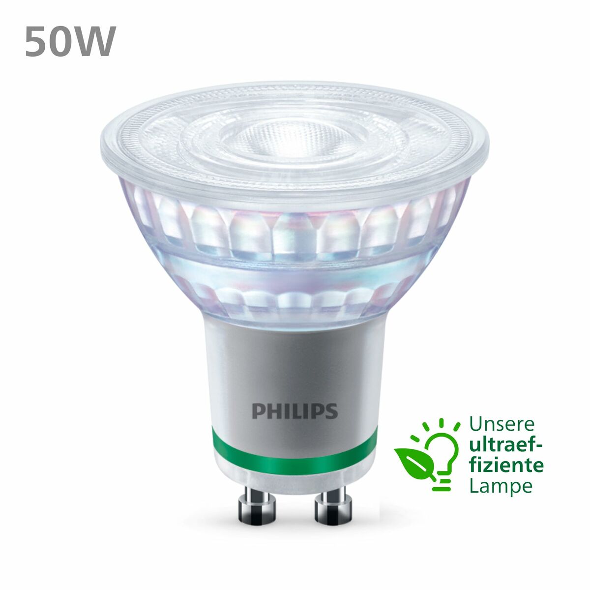 Bombilla LED Philips Spot A 50 W 2,1 W GU10 375 Lm (3000 K)