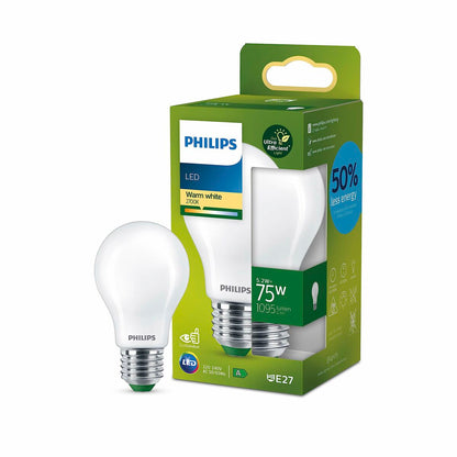 Bombilla LED Philips Classic A 75 W 5,2 W E27 1095 Lm (2700 K)