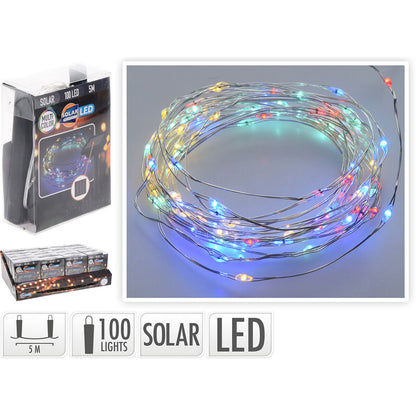 Guirnalda de Luces LED Lifetime 7 m 2 m Multicolor Solar