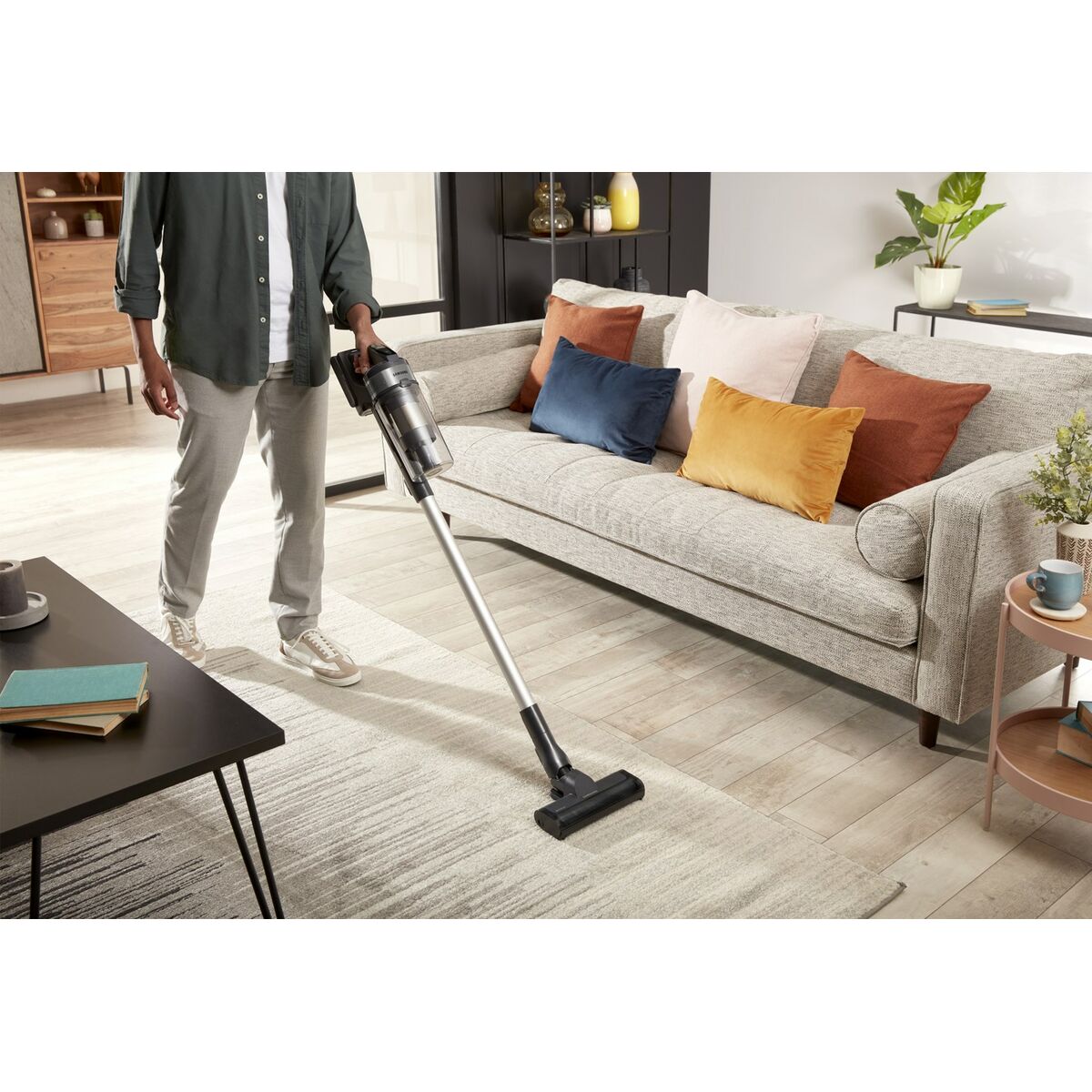 Samsung VS15A60AGR5 150 W Cordless Cyclonic Broom Vacuum Cleaner