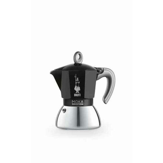 Cafetera Italiana Bialetti Moka Negro Aluminio