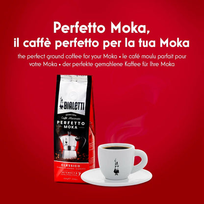 Cafetera Italiana Bialetti Moka Negro Aluminio