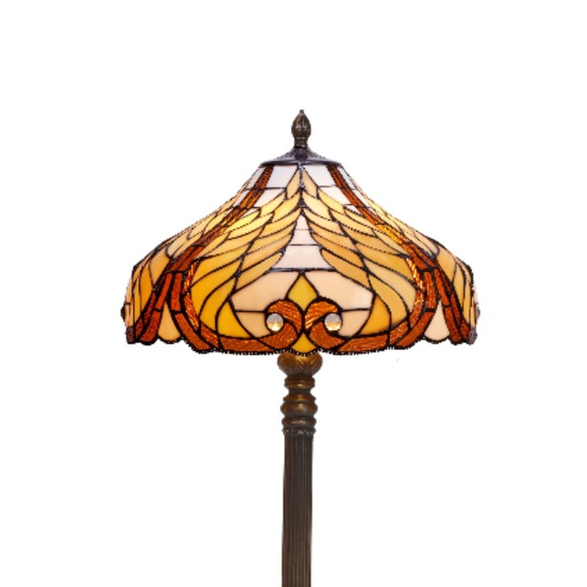 Viro Dalí Table Lamp Amber Zinc 40 x 60 x 40 cm