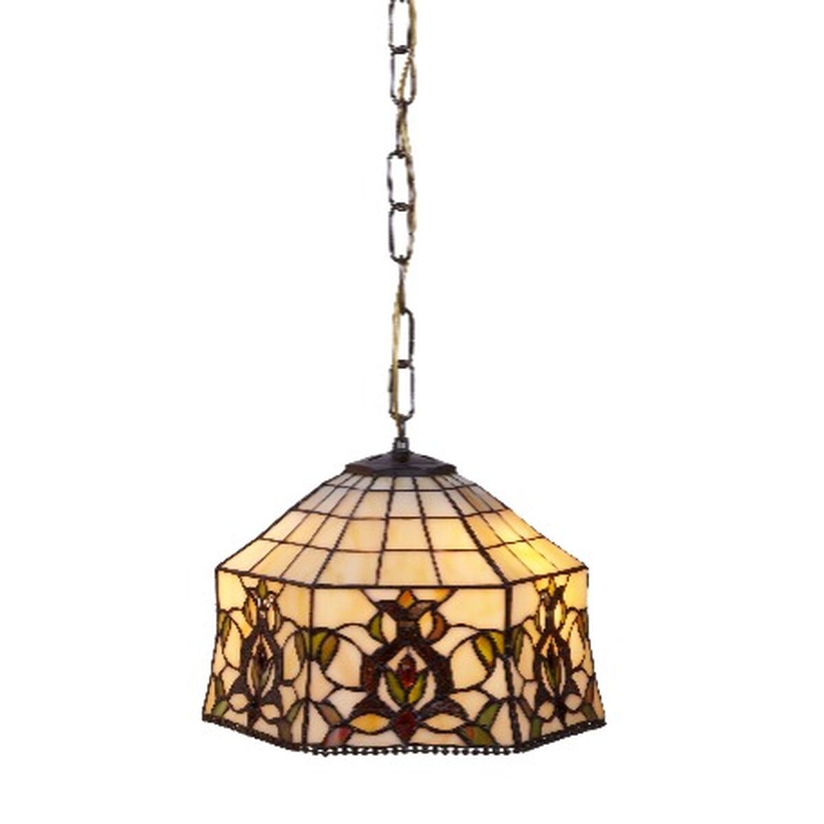 Viro Hexa Ivory Iron Ceiling Lamp 60 W 20 x 125 x 20 cm