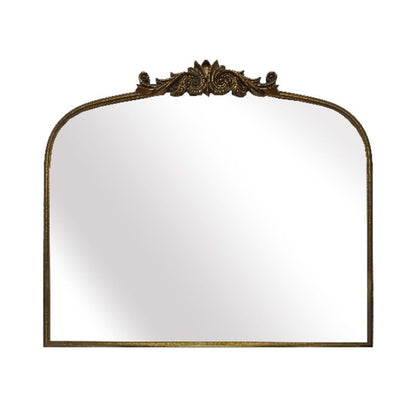 Romimex Gold Metal Wall Mirror 87 x 100 x 2 cm