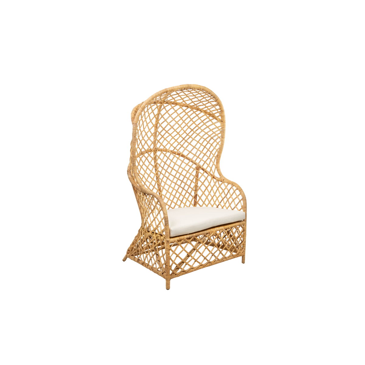 Romimex Natural Armchair 83 x 152 x 78 cm