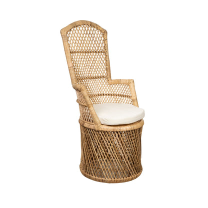 Romimex Natural Armchair 55 x 105 x 55 cm