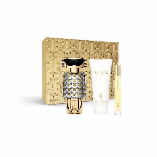 Set de Perfume Mujer Paco Rabanne Fame EDP 3 Piezas