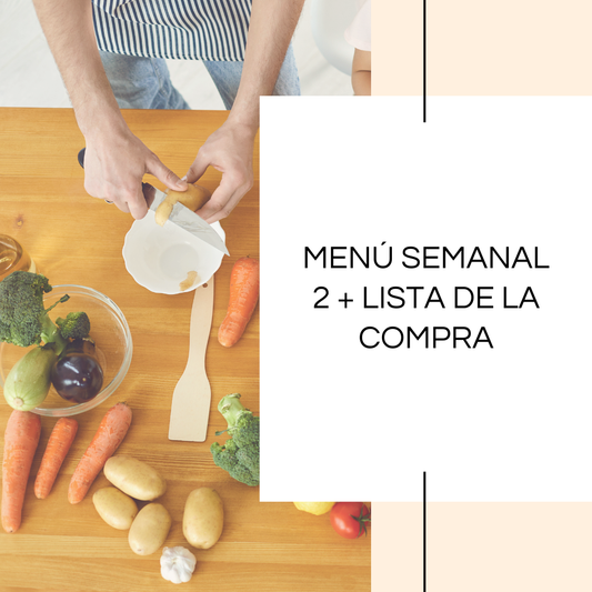 Menú semanal II + lista de la compra [Descarga GRATIS]