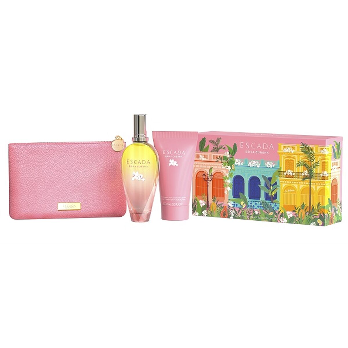 Set de Perfume Mujer Escada Brisa Cubana 3 Piezas