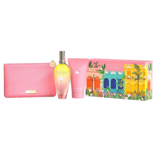 Set de Perfume Mujer Escada Brisa Cubana 3 Piezas