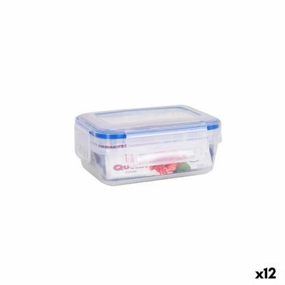 Quttin Hermetic Lunch Box 500 ml Rectangular 15 x 10 x 6 cm (12 Units)