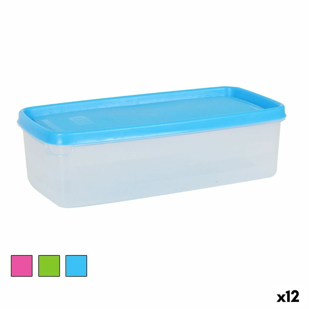 Rectangular Lunch Box 23.5 x 11.5 x 7 cm (12 Units)