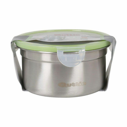 Quttin Hermetic Round Lunch Box 550 ml Stainless Steel (12 Units)