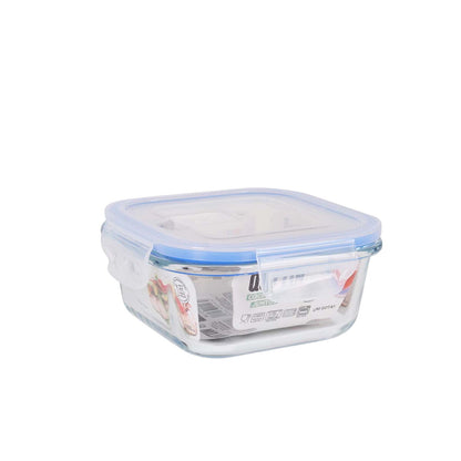 Quttin Hermetic Square Lunch Box 550 ml (12 Units)