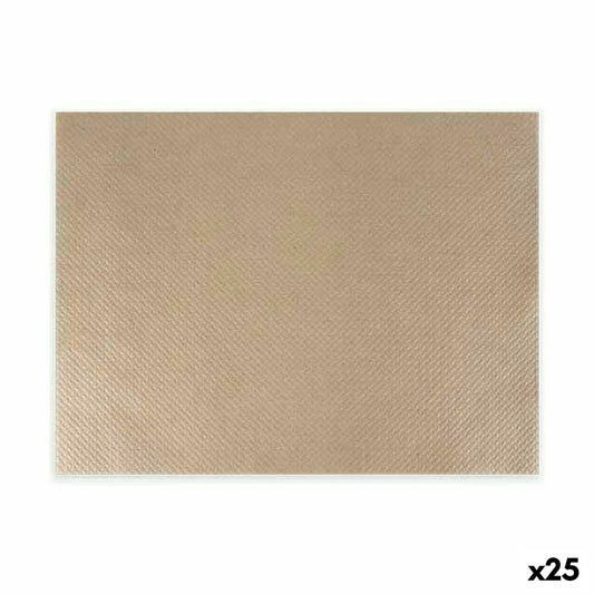 Set de salvamanteles Algon Desechables papel kraft 60 Piezas 30 x 40 cm (25 Unidades)