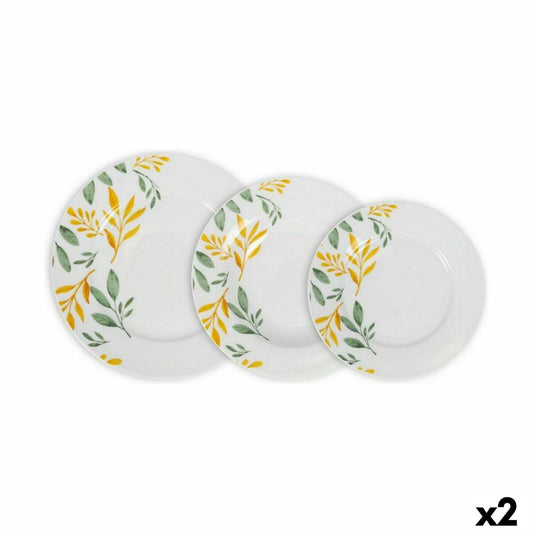 La Mediterránea Bolonia Round Dinnerware Set 12 Pieces (2 Units)