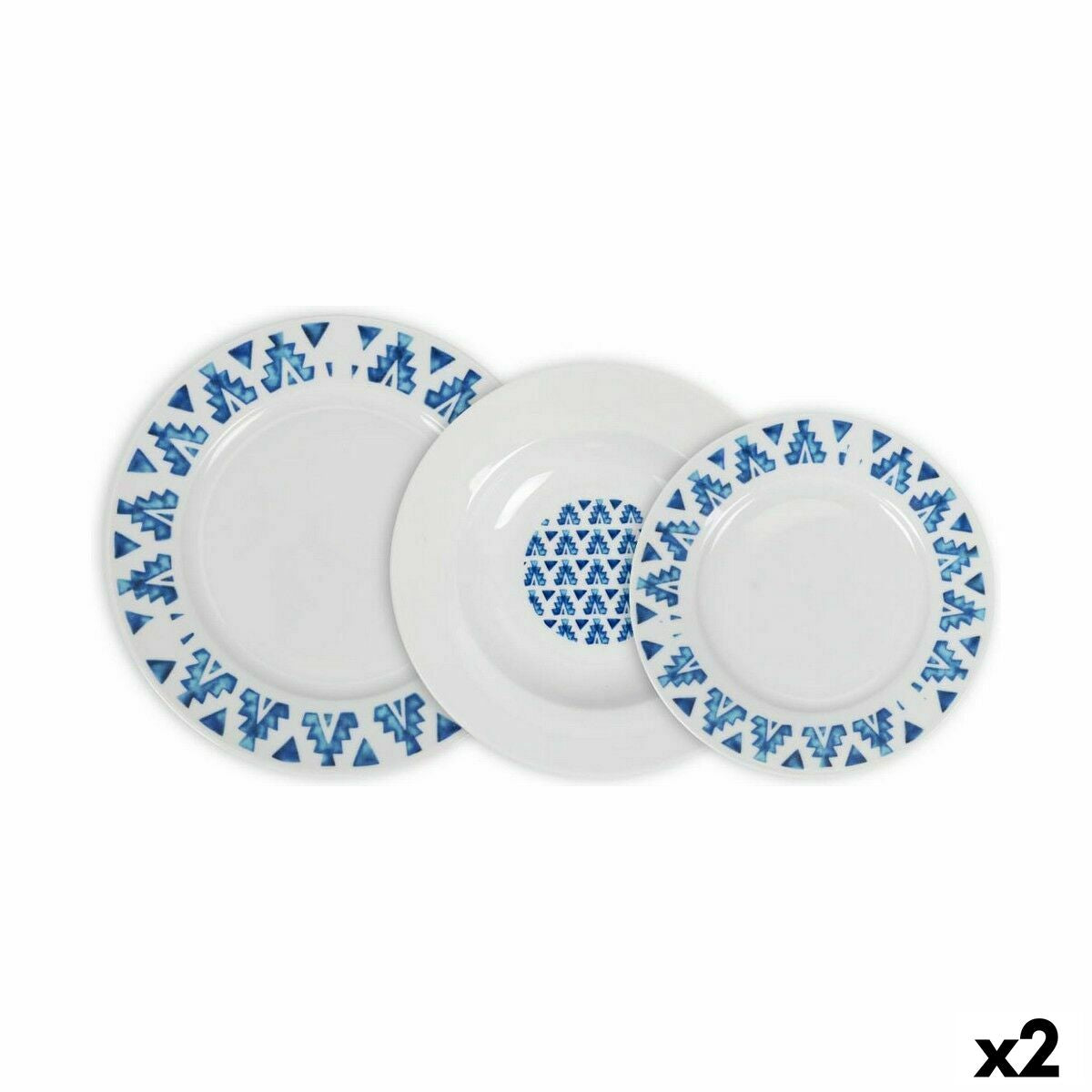 La Mediterránea Marvin Round Dinnerware Set 12 Pieces (2 Units)