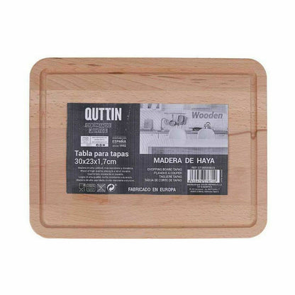 Tabla de cortar Quttin 30 x 23 x 1,7 cm (8 Unidades)