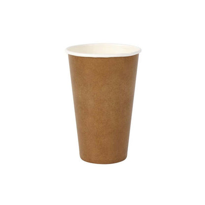 Set de Vasos Algon Desechables papel kraft 6 Piezas 450 ml (16 Unidades)