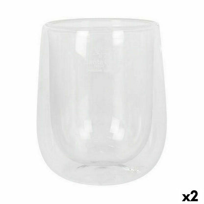 Set de Vasos Santa Clara Térmico Vidrio de Borosilicato 2 Piezas (2 Unidades)