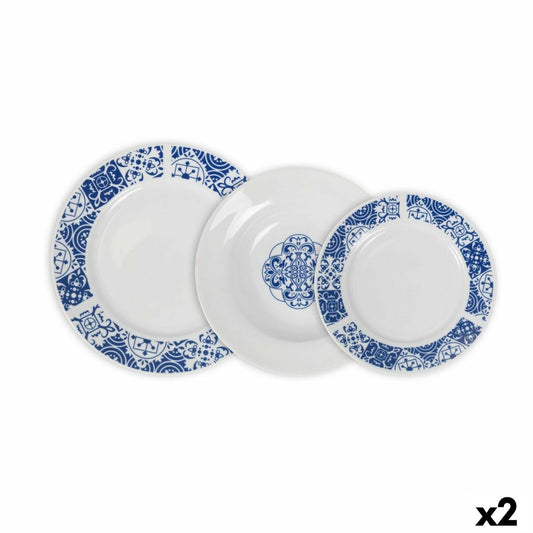 La Mediterránea Alcora Round 12-Piece Dinnerware Set (2 Units)