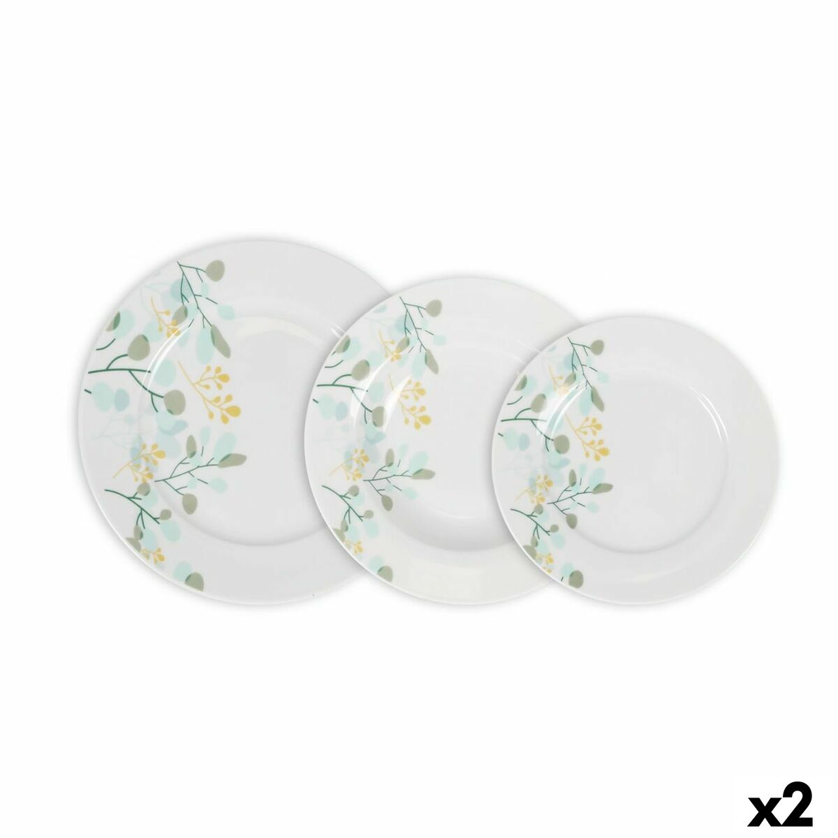 La Mediterránea Rivoli Round Dinnerware Set 18 Pieces (2 Units)